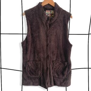 Johnny was fluffy vest
